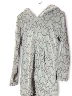 Disney Gray Sherpa Faux Fur Hoodie